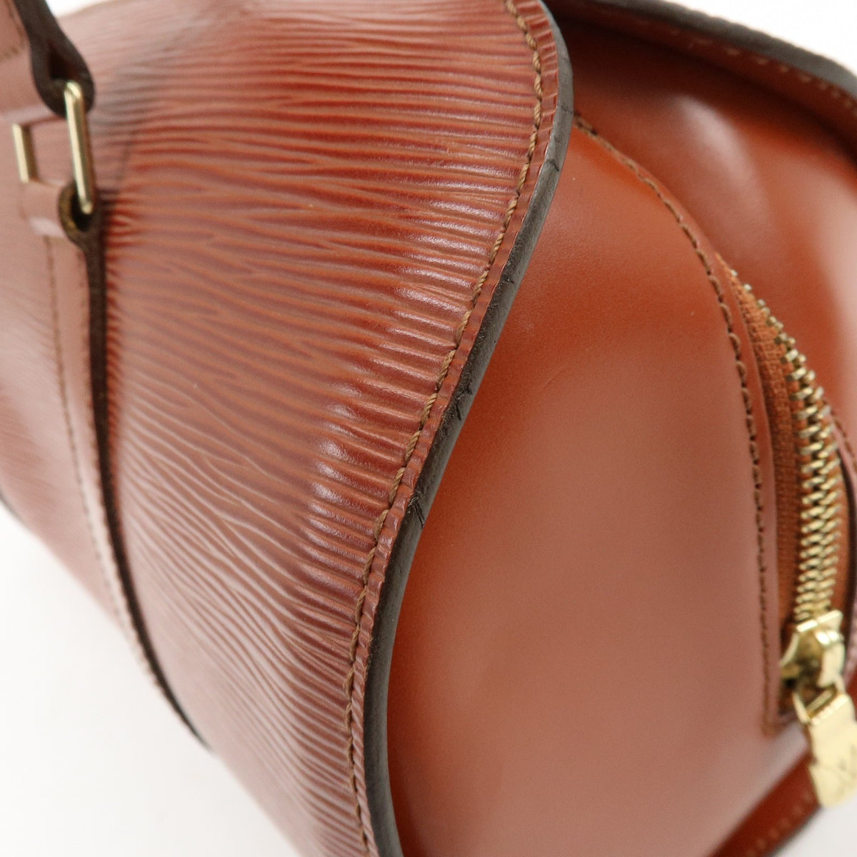 Louis Vuitton Soufflot Epi Leather Brown Leather Handbag (Pre-Owned)