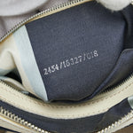 Fendi Zucca Navy Canvas Handbag (Pre-Owned)