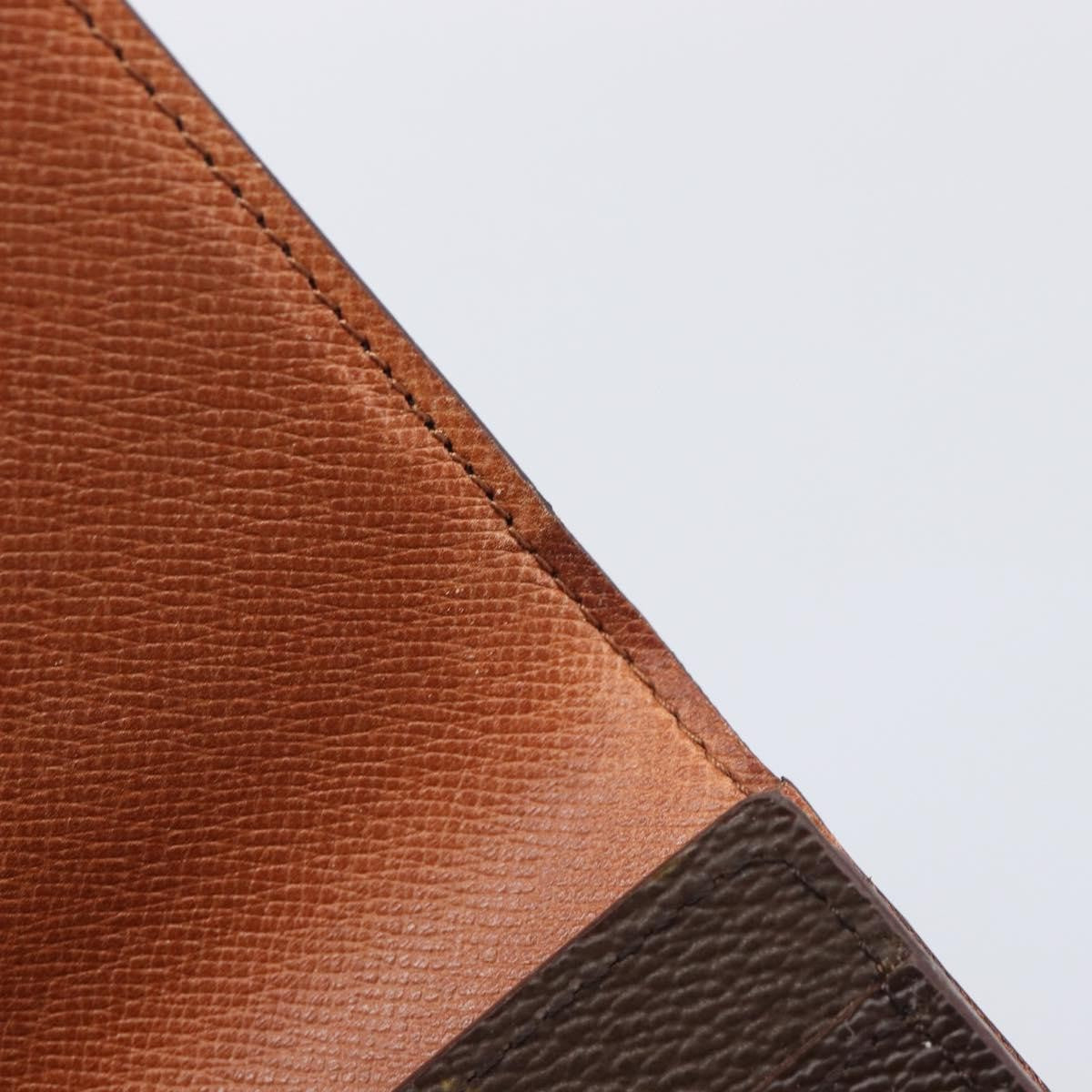 Louis Vuitton Long Macassar Monogram Canvas Brown Canvas Wallets Accessory (Pre-Owned)