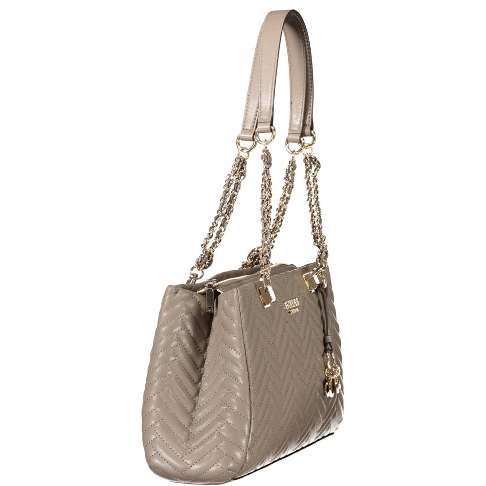 Guess Jeans Brown Polyethylene Women Women's Handbag
