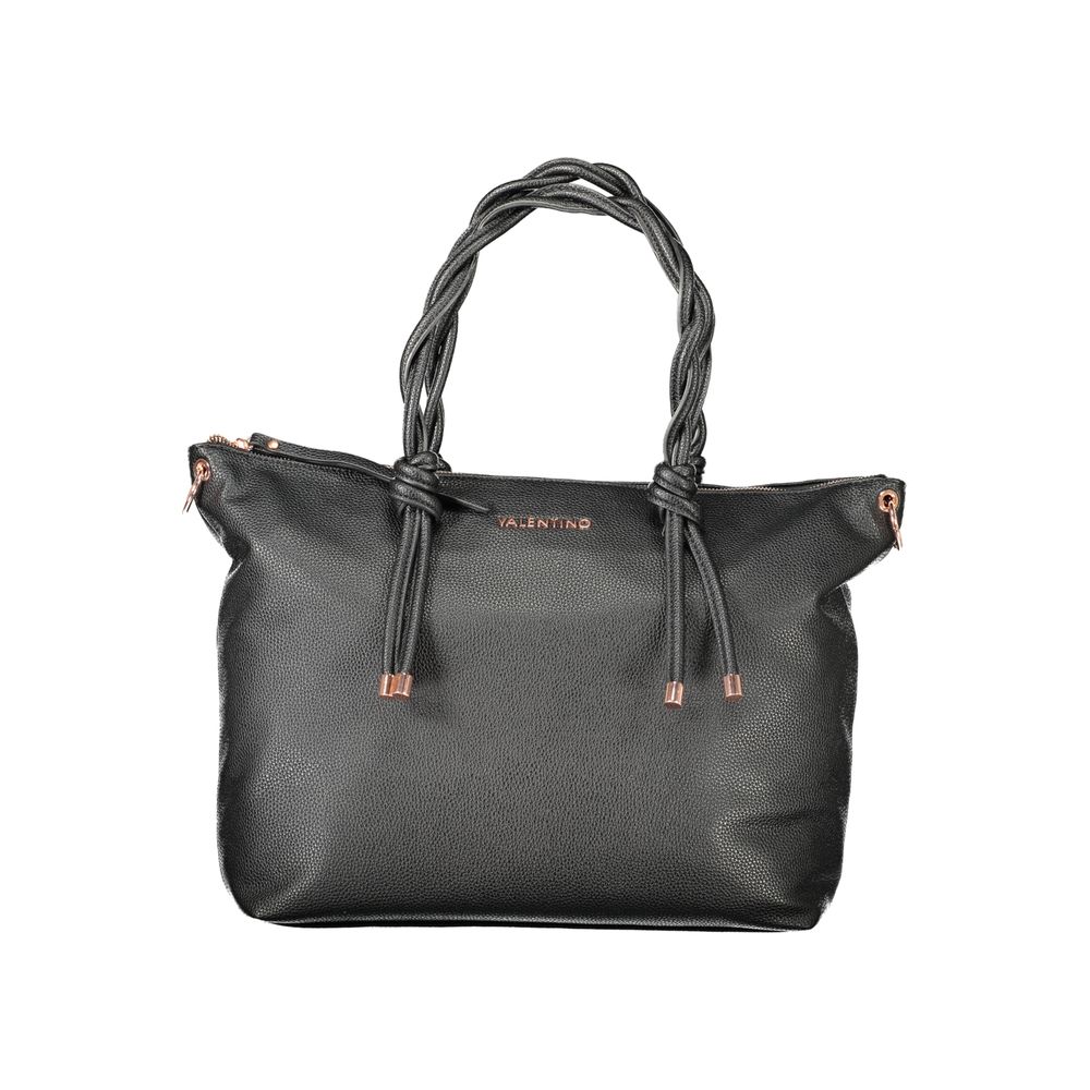 Mario Valentino \"Black Polyurethane Women's Women's Bag\"