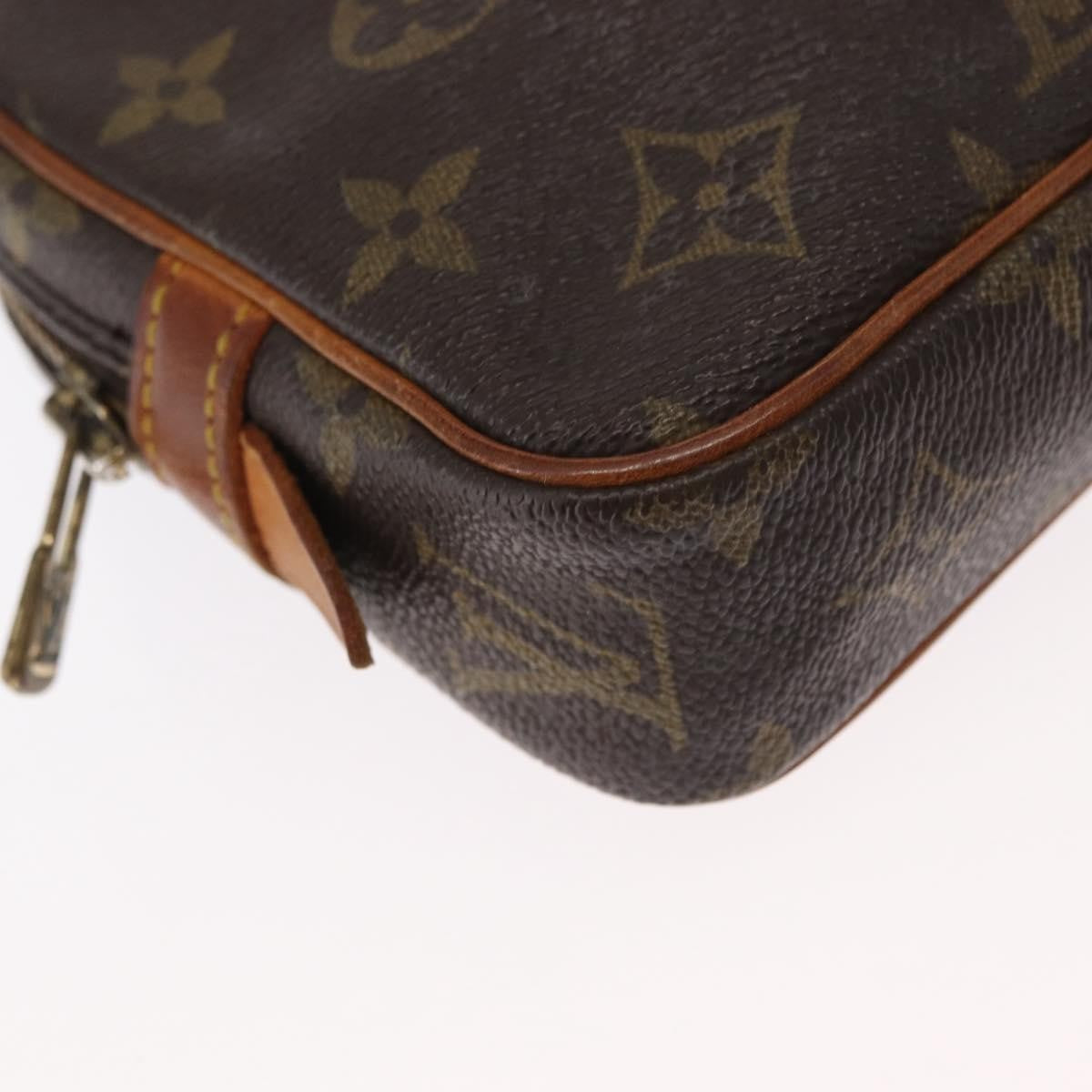 Louis Vuitton Pochette Marly Bandouliere Monogram Canvas Brown Canvas Shoulder Bag Bag (Pre-Owned)
