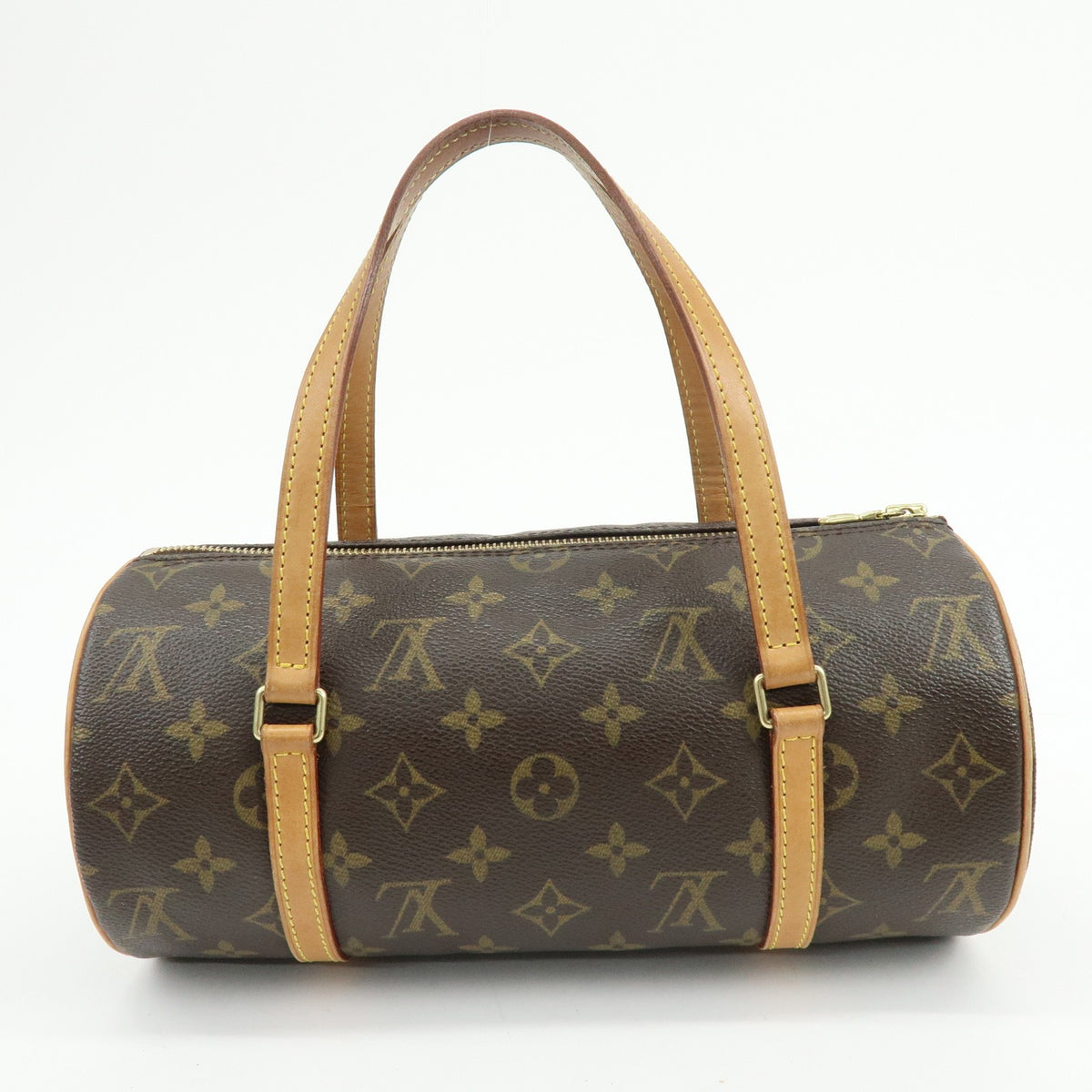 Louis Vuitton Papillon Monogram Canvas Brown Canvas Handbag (Pre-Owned)