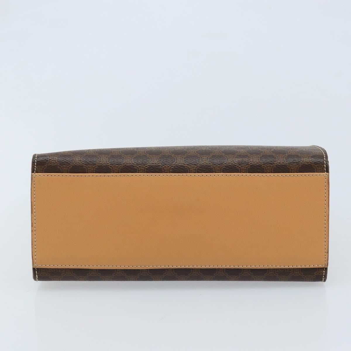 Celine Handbag Canvas Brown Canvas Handbag (Pre-Owned)