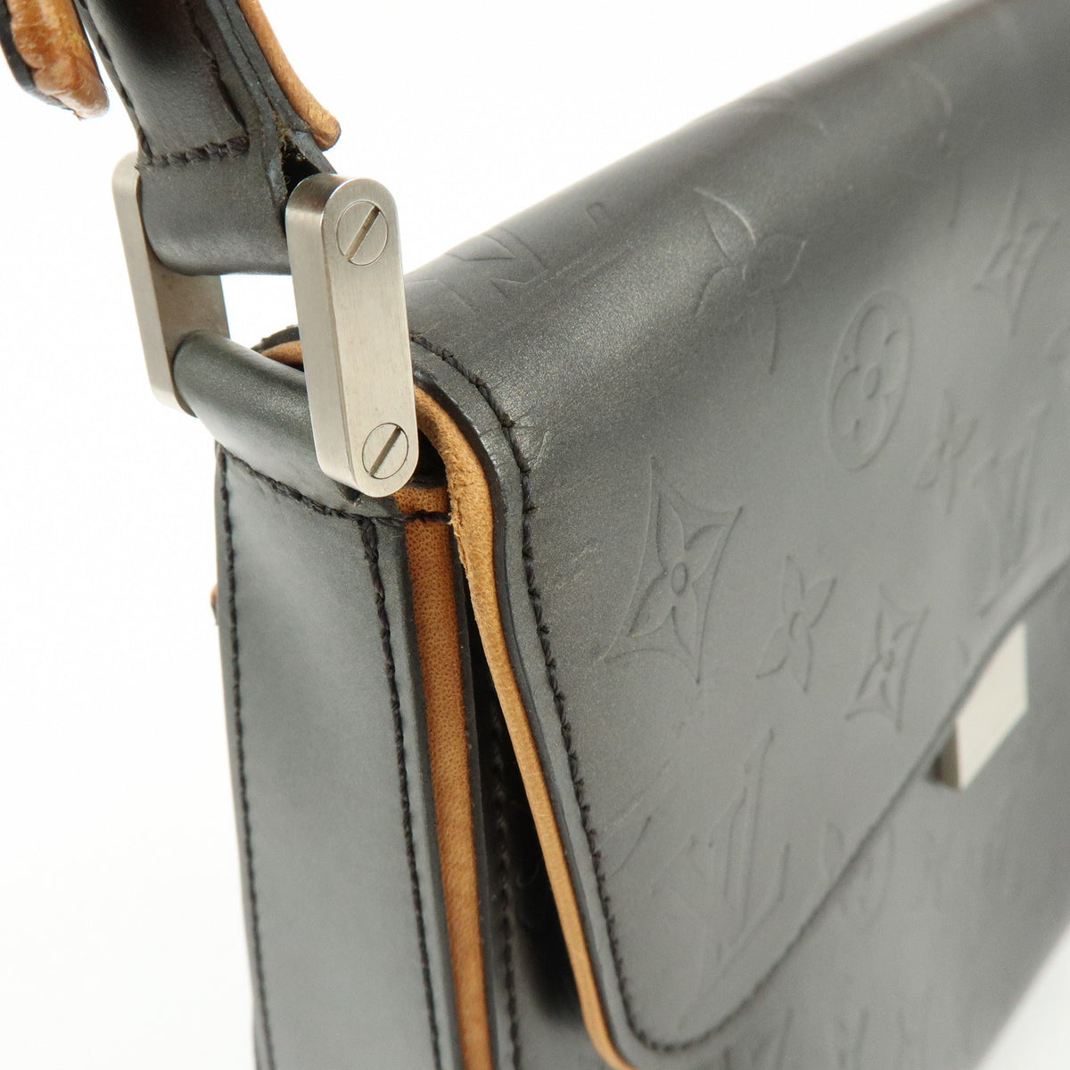Louis Vuitton Mat Webster Street Monogram Vernis Black Leather Handbag (Pre-Owned)
