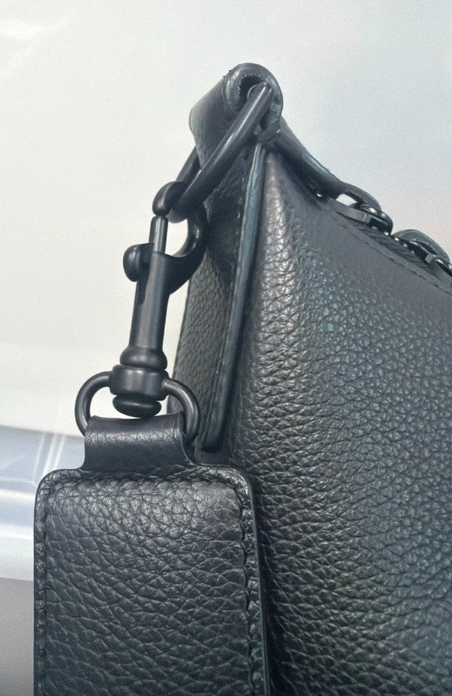 Balenciaga Hourglass Carryall Leather Black Leather Handbag (Pre-Owned)