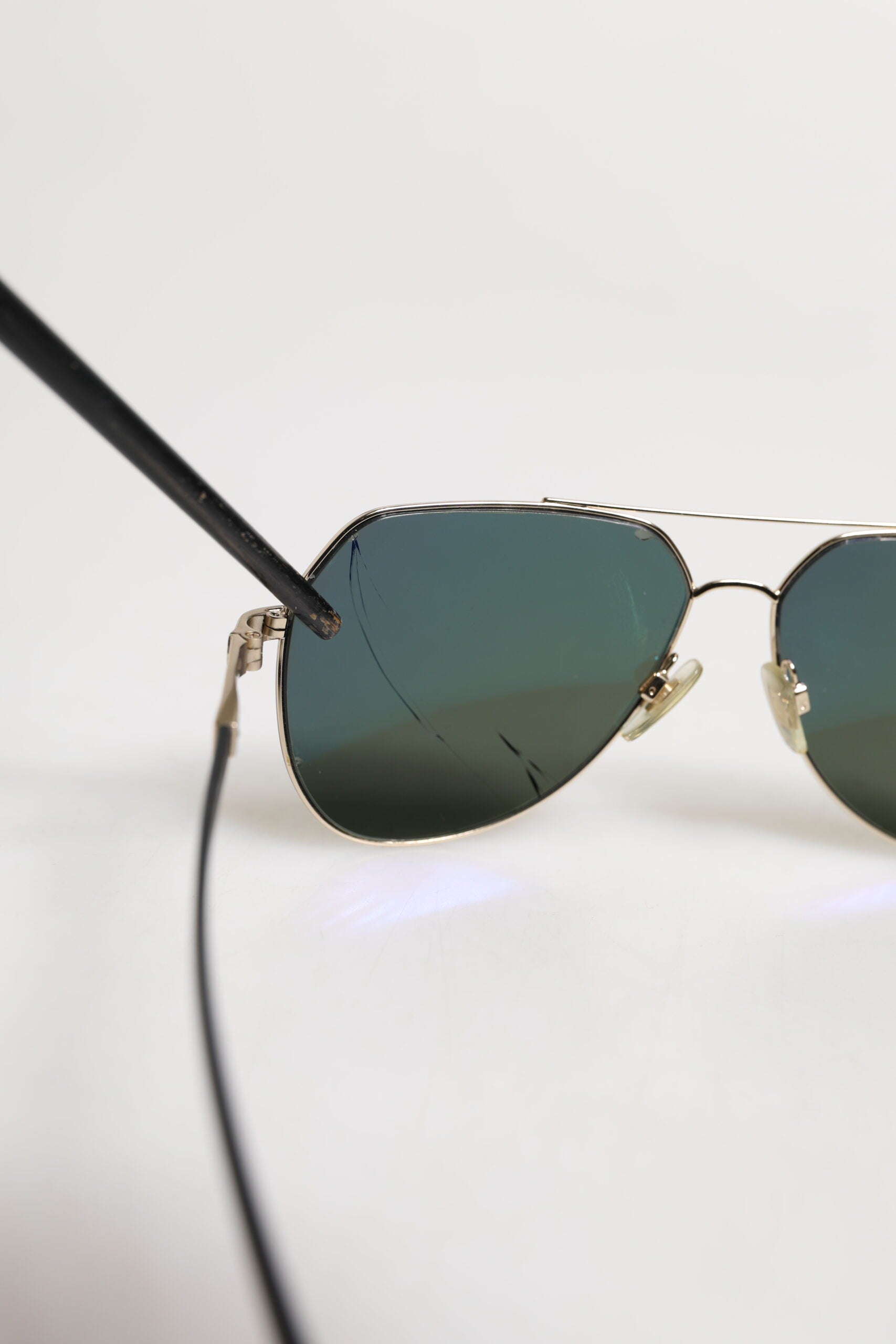 Dolce & Gabbana Black 18K Gold Plated Polarized Steel DG2133K Women's Sunglasses (Pre-Owned)