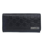 Gucci -- Black Leather Wallet  (Pre-Owned)