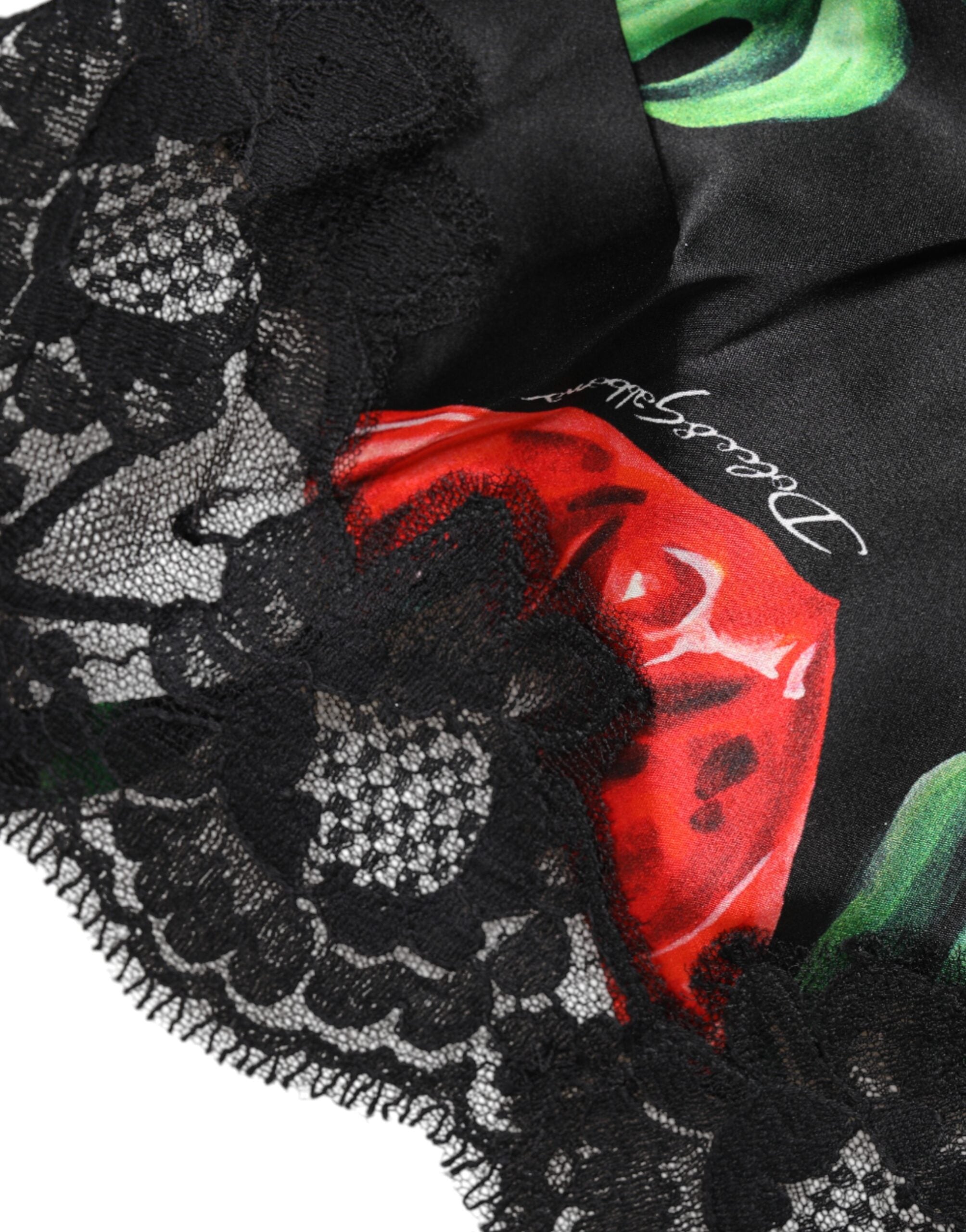Dolce & Gabbana Multicolor Floral Silk Tank Lingerie Women's Underwear