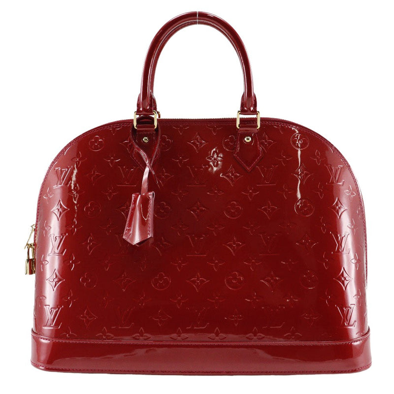 Louis Vuitton Alma Red Patent Leather Handbag (Pre-Owned)