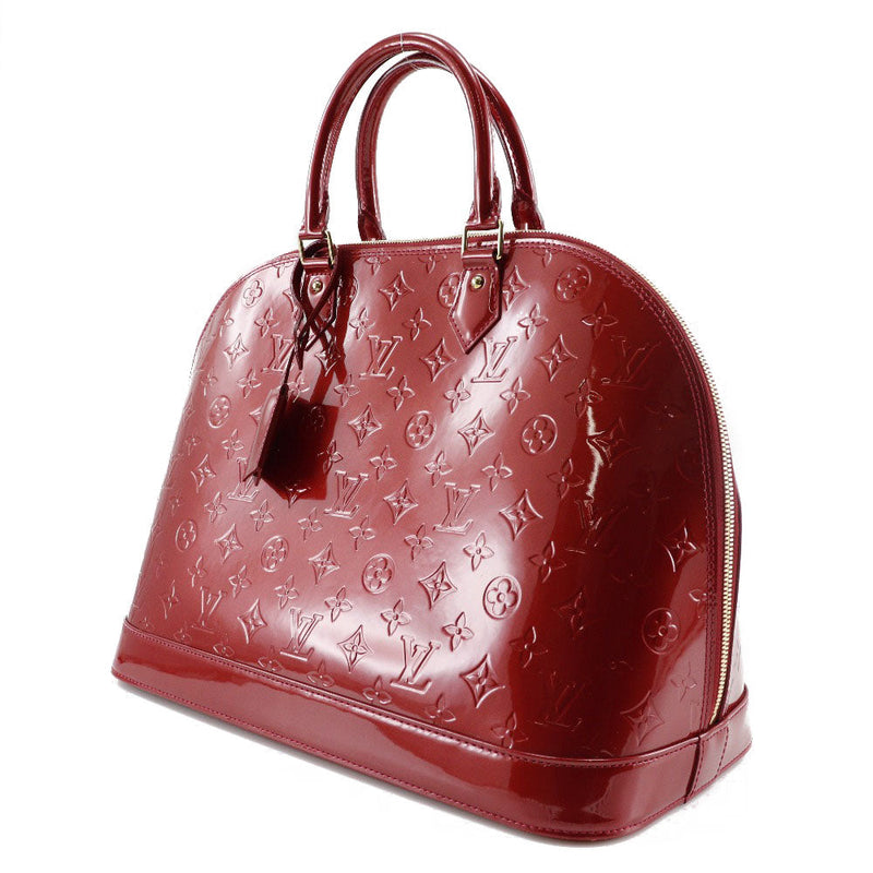 Louis Vuitton Alma Red Patent Leather Handbag (Pre-Owned)