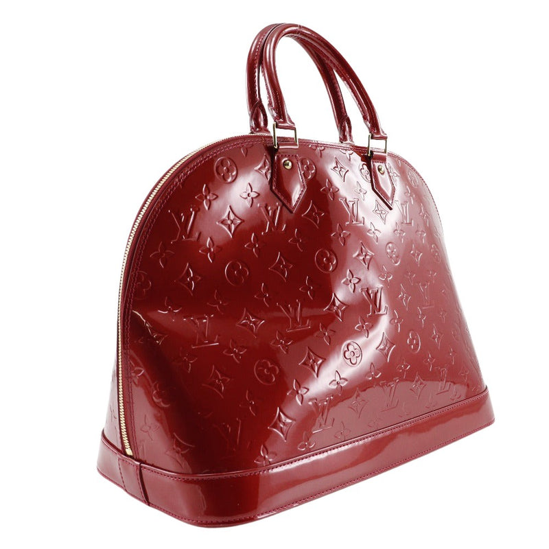 Louis Vuitton Alma Red Patent Leather Handbag (Pre-Owned)