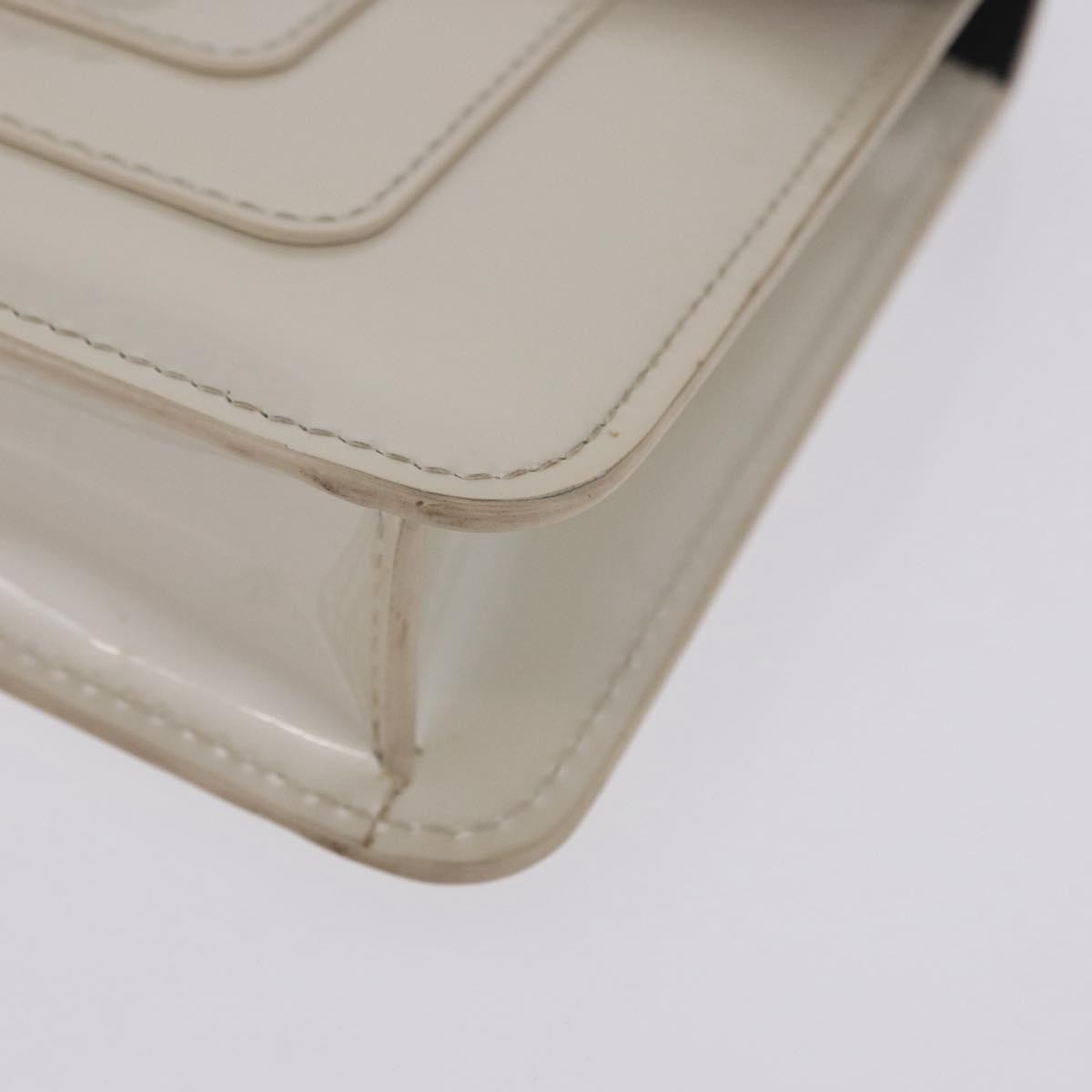Bvlgari Serpenti Forever Patent White Patent_Leather Shoulder Bag Bag (Pre-Owned)