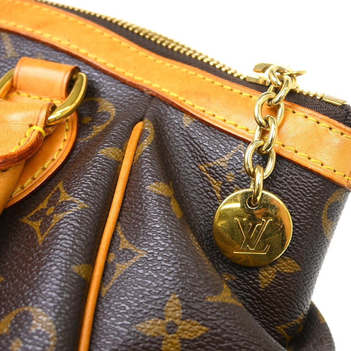 Louis Vuitton Tivoli Monogram Canvas Brown Canvas Handbag (Pre-Owned)