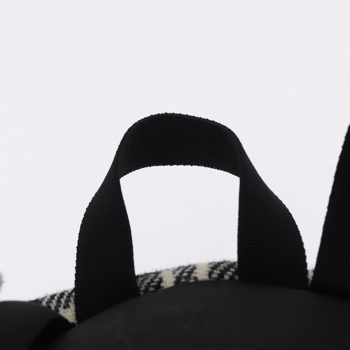 Saint Laurent City Printed Wool Black Wool Backpack Bag (Pre-Owned)
