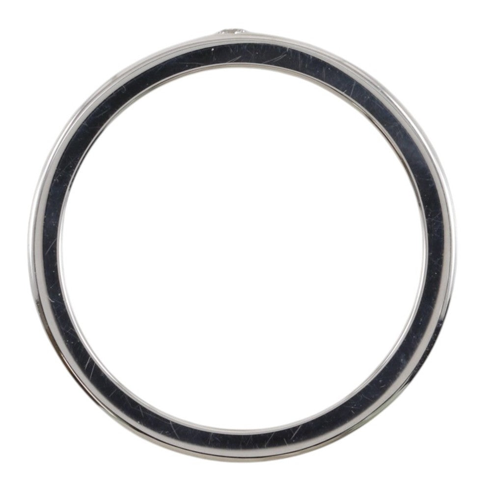 Tiffany & Co. Elsa Peretti Wedding Band Silver With Diamond Silver Silver Ring Jewelry (Pre-Owned)