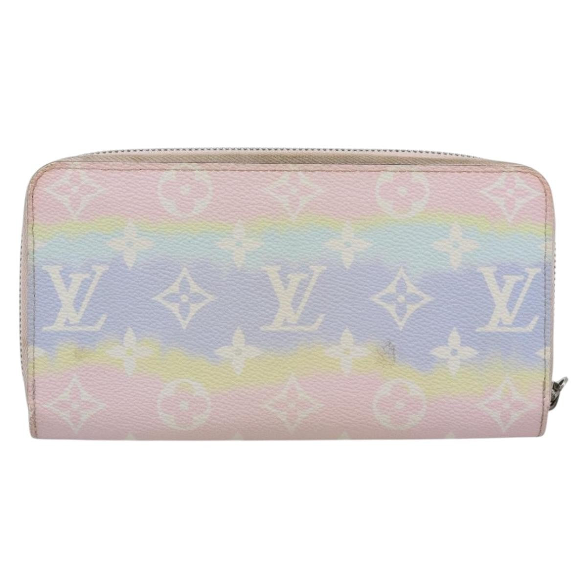 Louis Vuitton Zippy By The Pool Monogram Giant Pink Canvas Wallets Accessory (Pre-Owned)