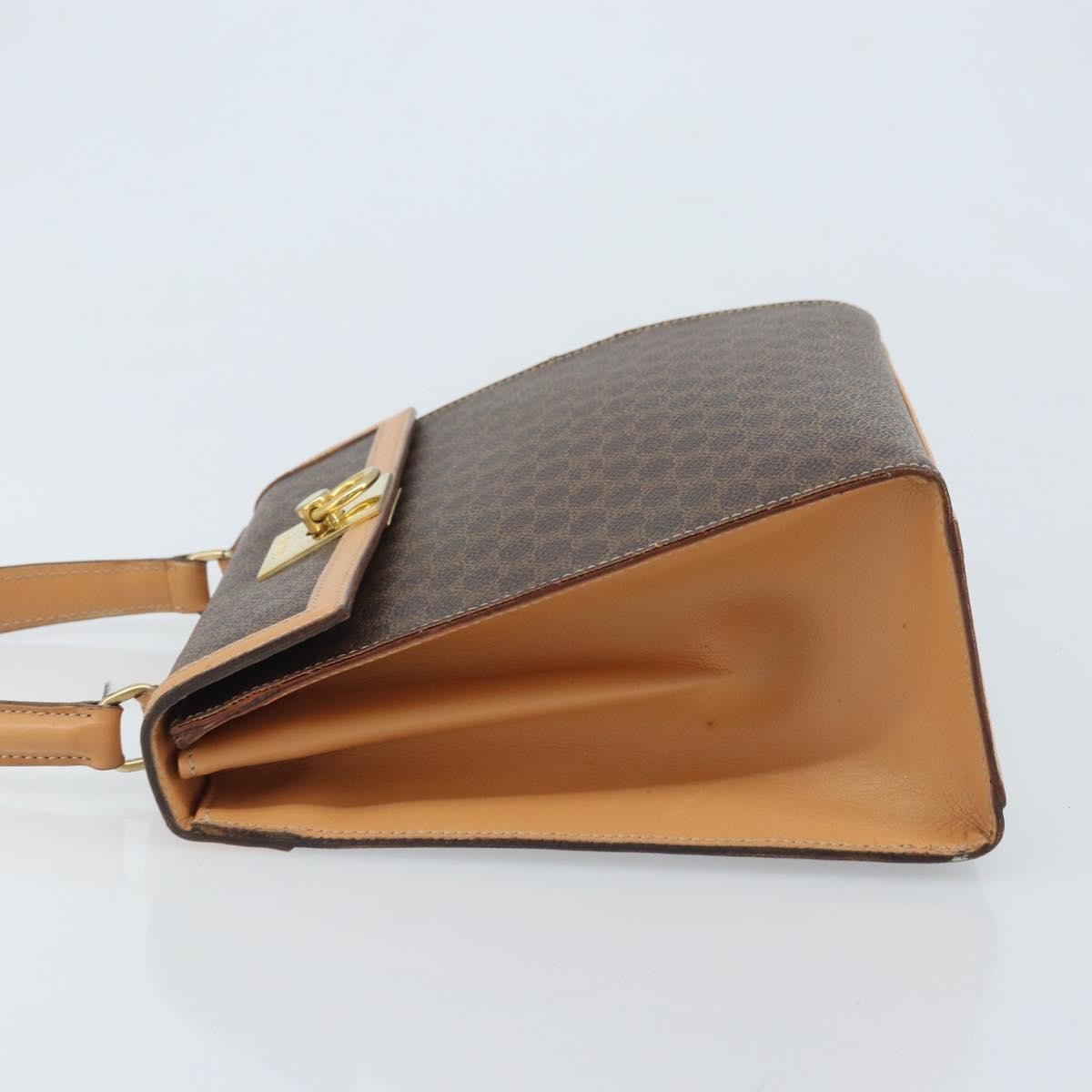 Celine Handbag Canvas Brown Canvas Handbag (Pre-Owned)