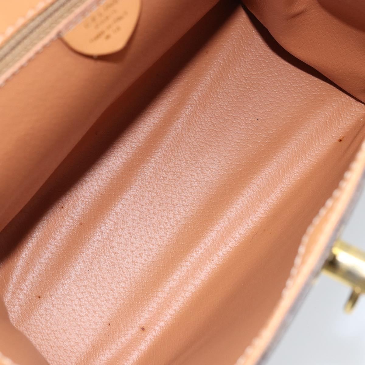 Celine Handbag Canvas Brown Canvas Handbag (Pre-Owned)