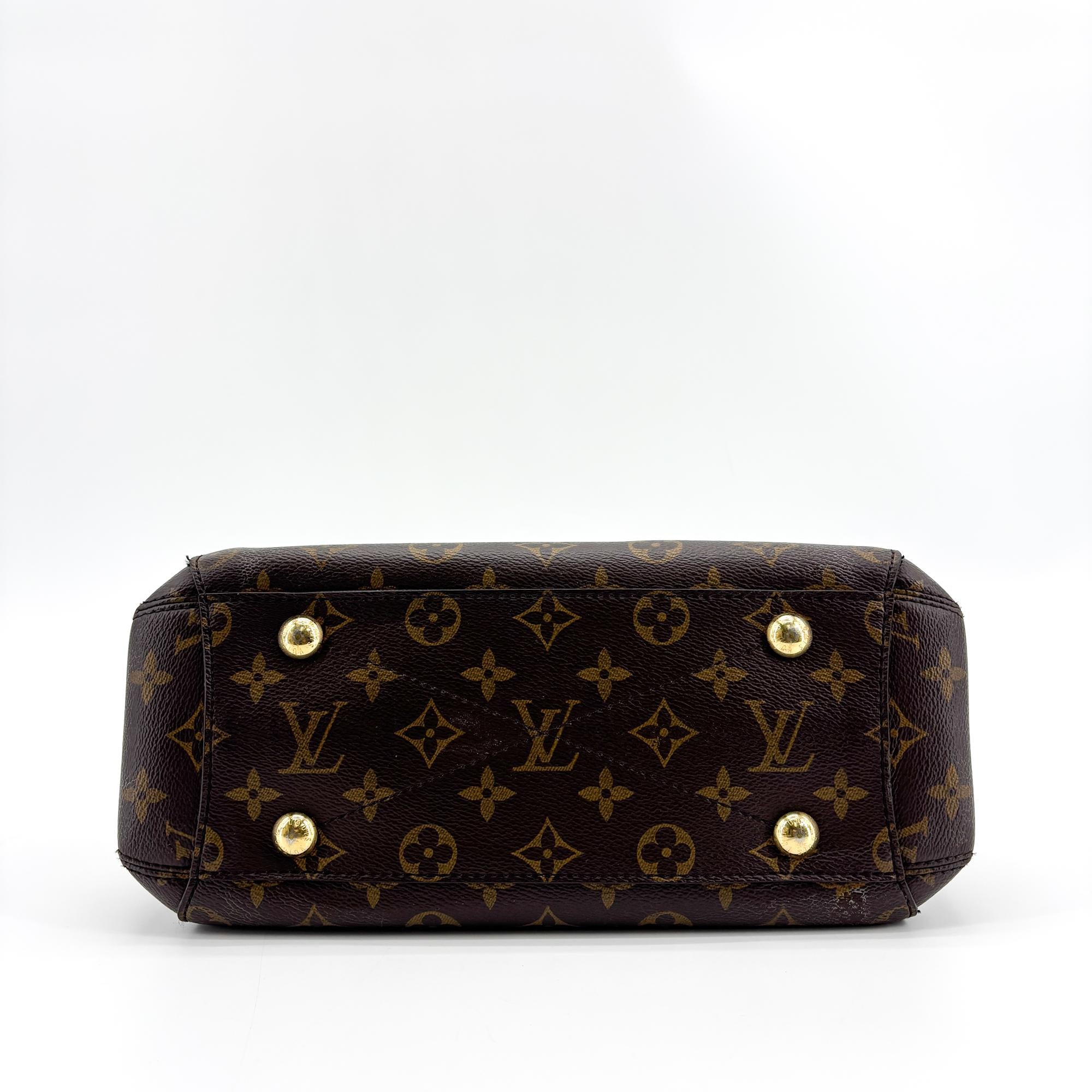 Louis Vuitton Montaigne Monogram Canvas Brown Canvas Handbag (Pre-Owned)