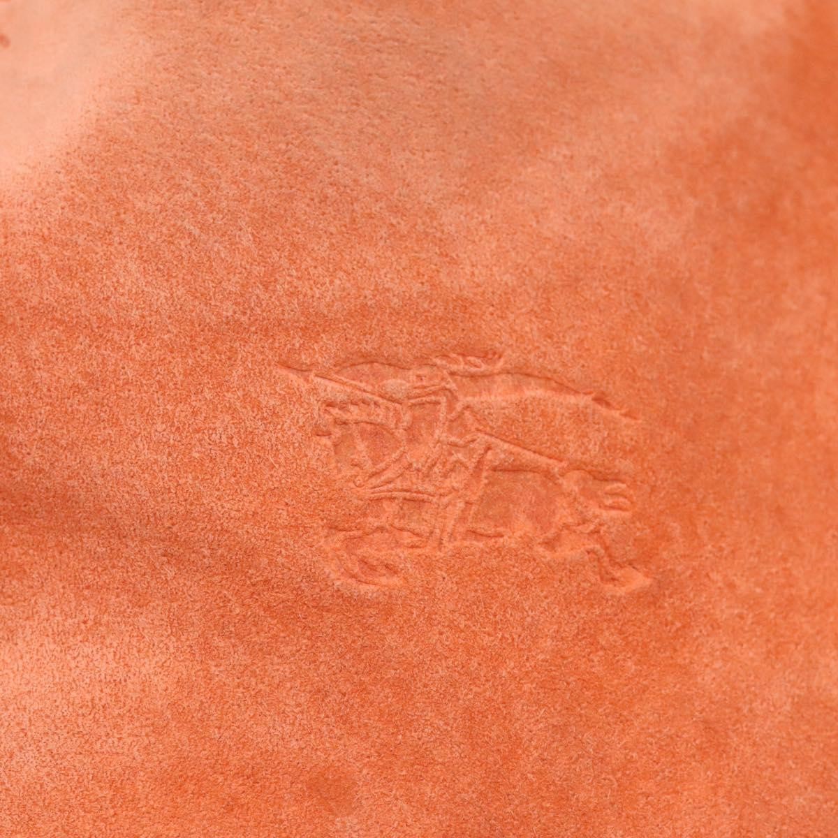 Burberry Blue Label Suede Orange Suede Shoulder Bag Bag (Pre-Owned)