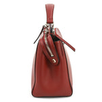 Fendi Dot Com Red Leather Handbag (Pre-Owned)