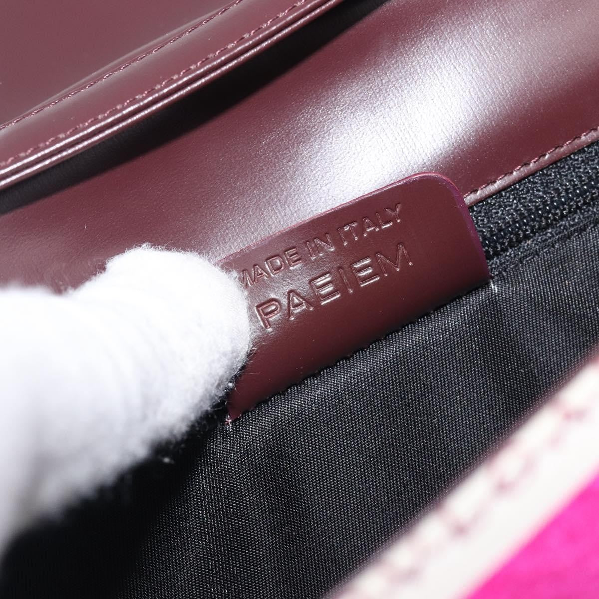 Bvlgari Clutch Canvas And Leather Pink Canvas Clutche & Pouche Bag (Pre-Owned)