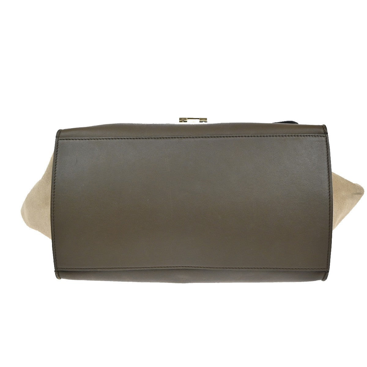 Celine Trapeze Leather With Suede Multicolour Leather Handbag (Pre-Owned)