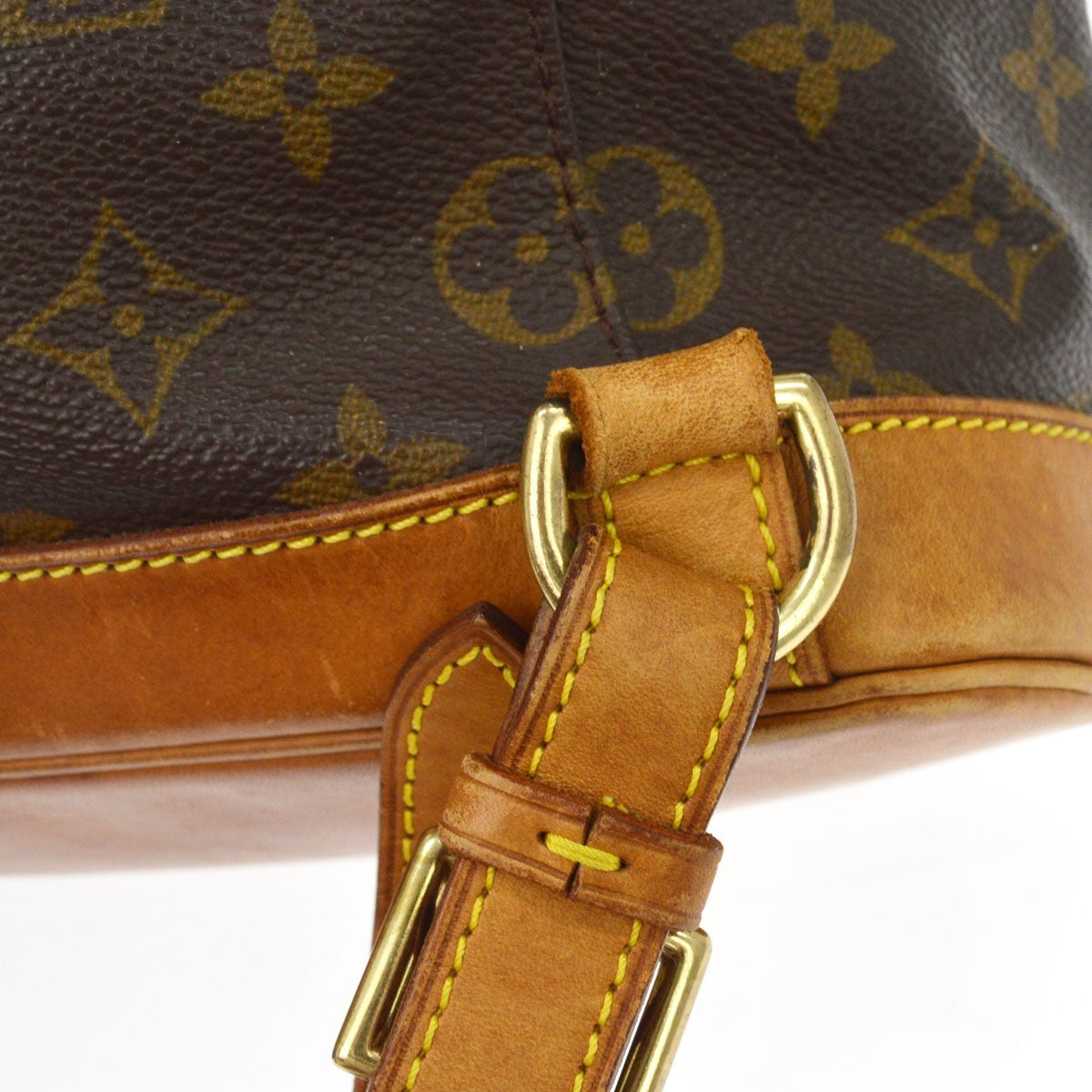Louis Vuitton Vintage Montsouris Monogram Canvas Brown Canvas Backpack Bag (Pre-Owned)