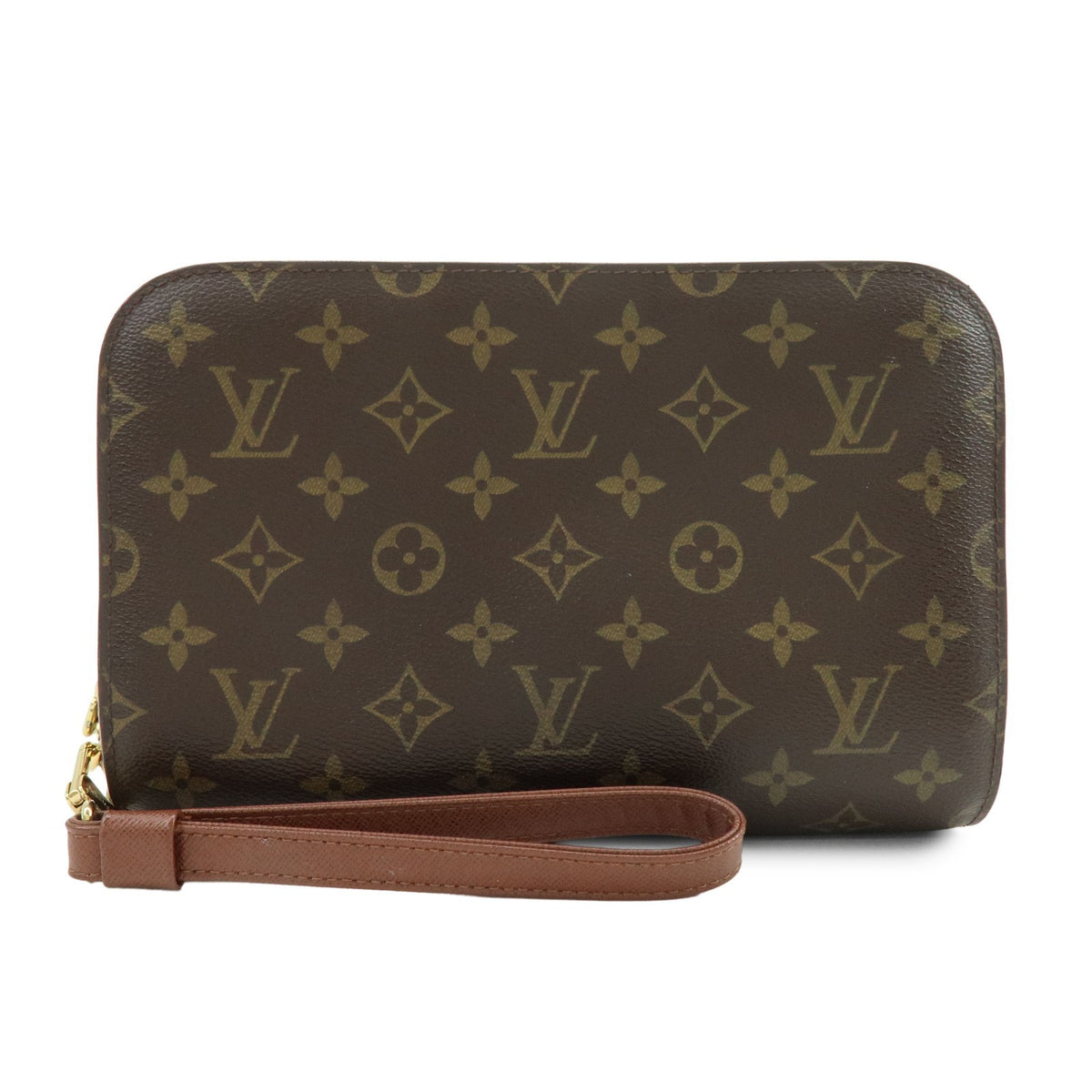 Louis Vuitton Pochette Orsay Monogram Canvas Brown Canvas Clutche & Pouche Bag (Pre-Owned)