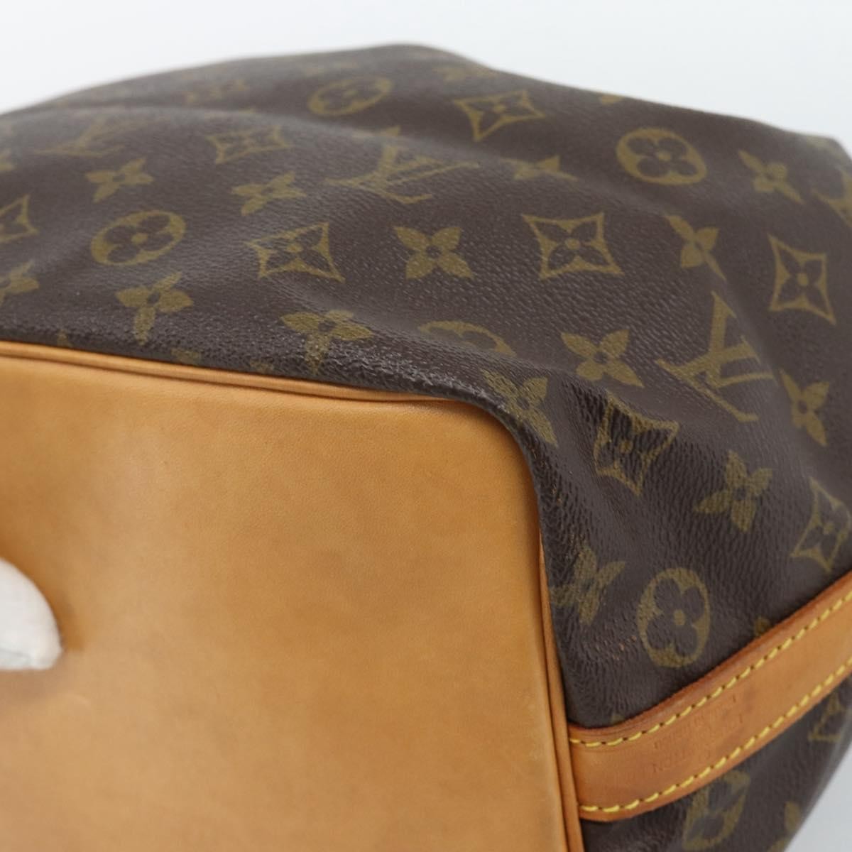 Louis Vuitton Petit Noe Monogram Canvas Brown Canvas Shoulder Bag Bag (Pre-Owned)