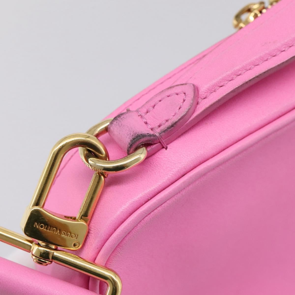 Louis Vuitton Utility Monogram Canvas Pink Leather Crossbody Bag Bag (Pre-Owned)