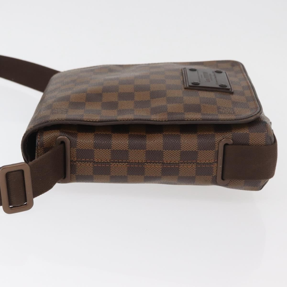 Louis Vuitton Brooklyn Damier Brown Canvas Handbag (Pre-Owned)