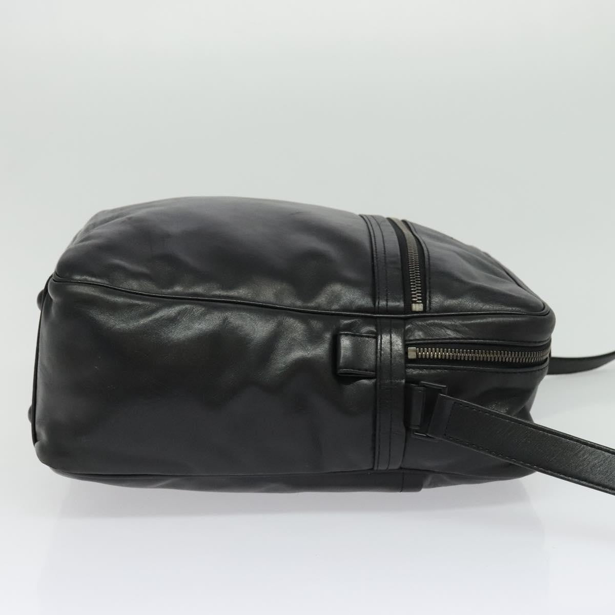 Louis Vuitton Clarkson Messenger Monogram Shadow Leather Black Leather Bag (Pre-Owned)