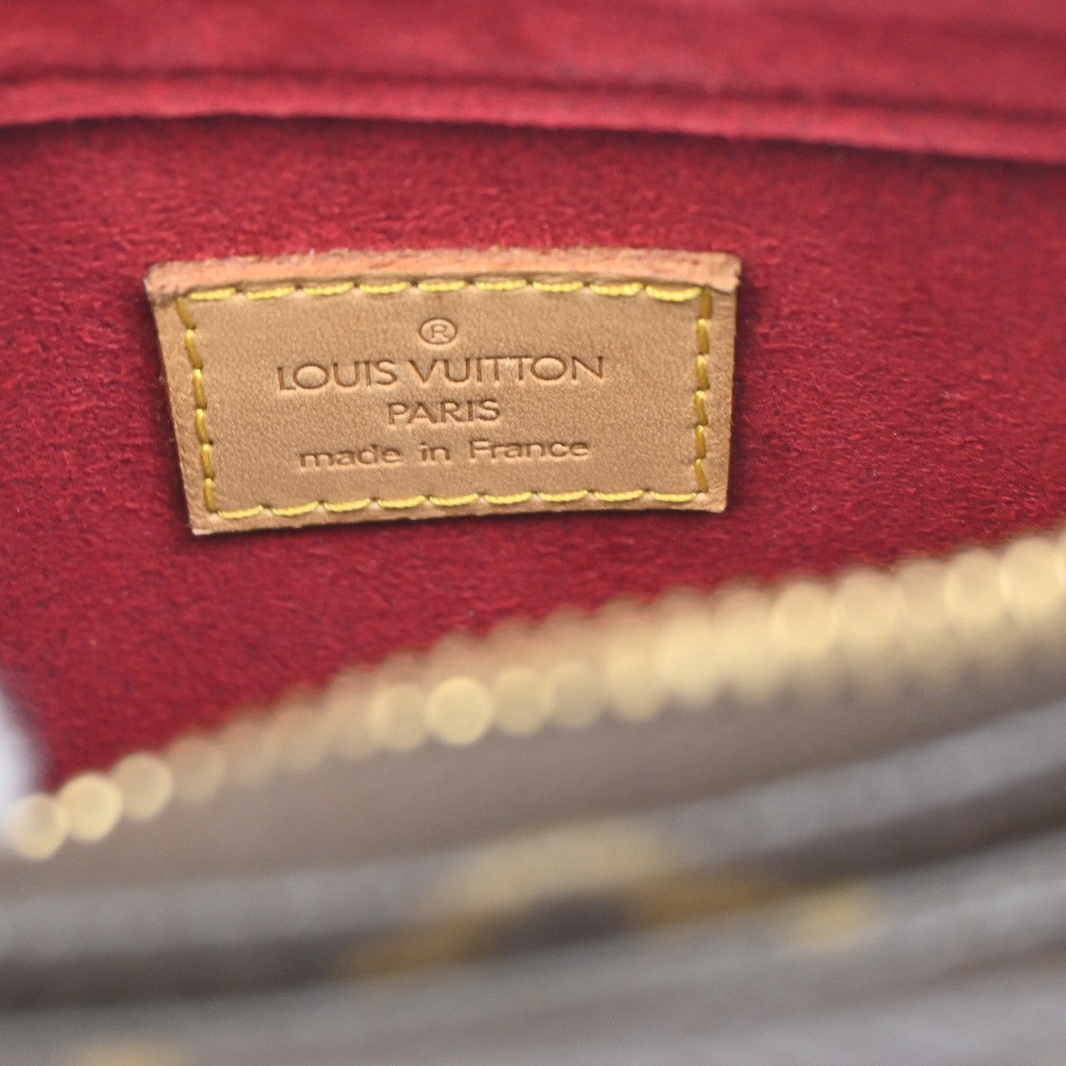 Louis Vuitton Viva Cite Monogram Canvas Brown Leather Handbag (Pre-Owned)