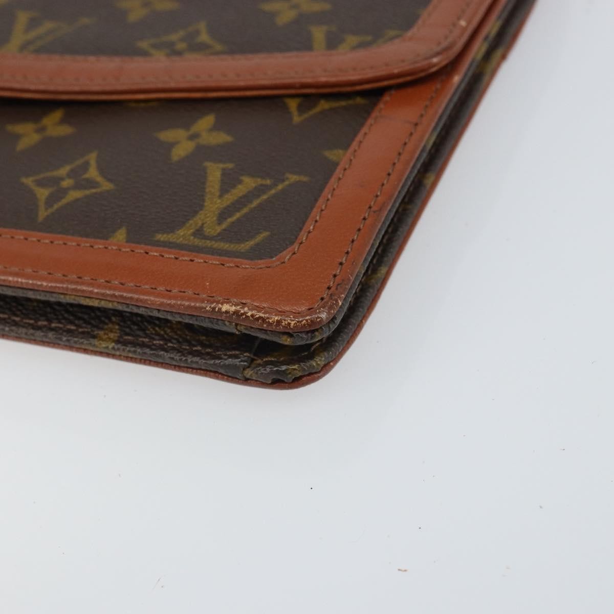 Louis Vuitton Dame Pochette Monogram Canvas Brown Canvas Clutche & Pouche Bag (Pre-Owned)