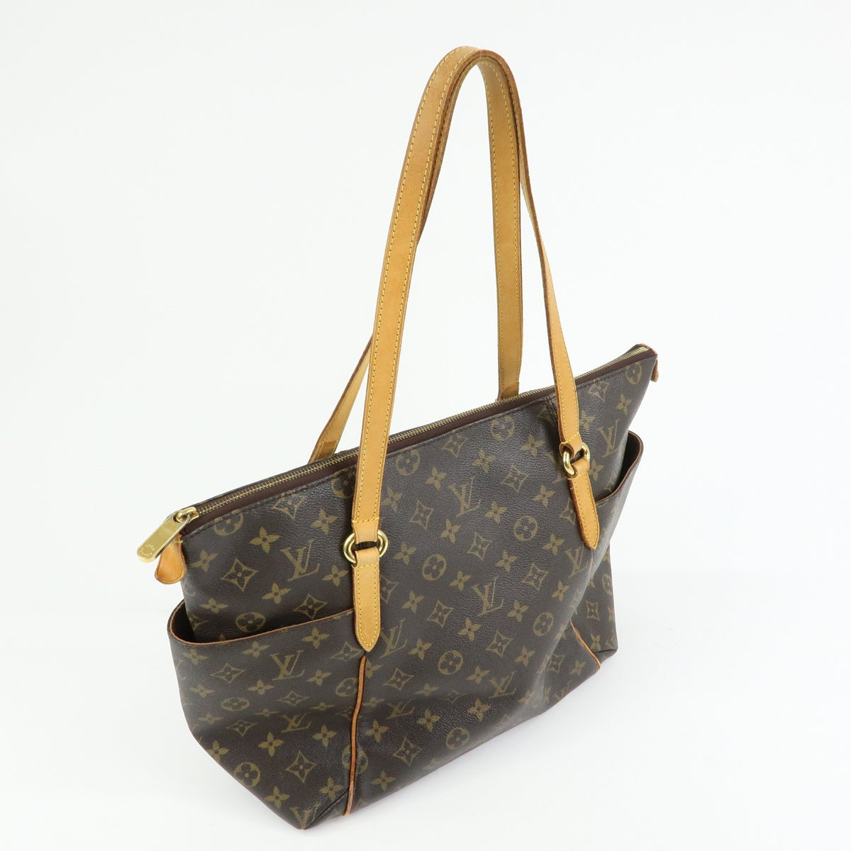 Louis Vuitton Totally Monogram Canvas Brown Canvas Tote Bag Bag (Pre-Owned)