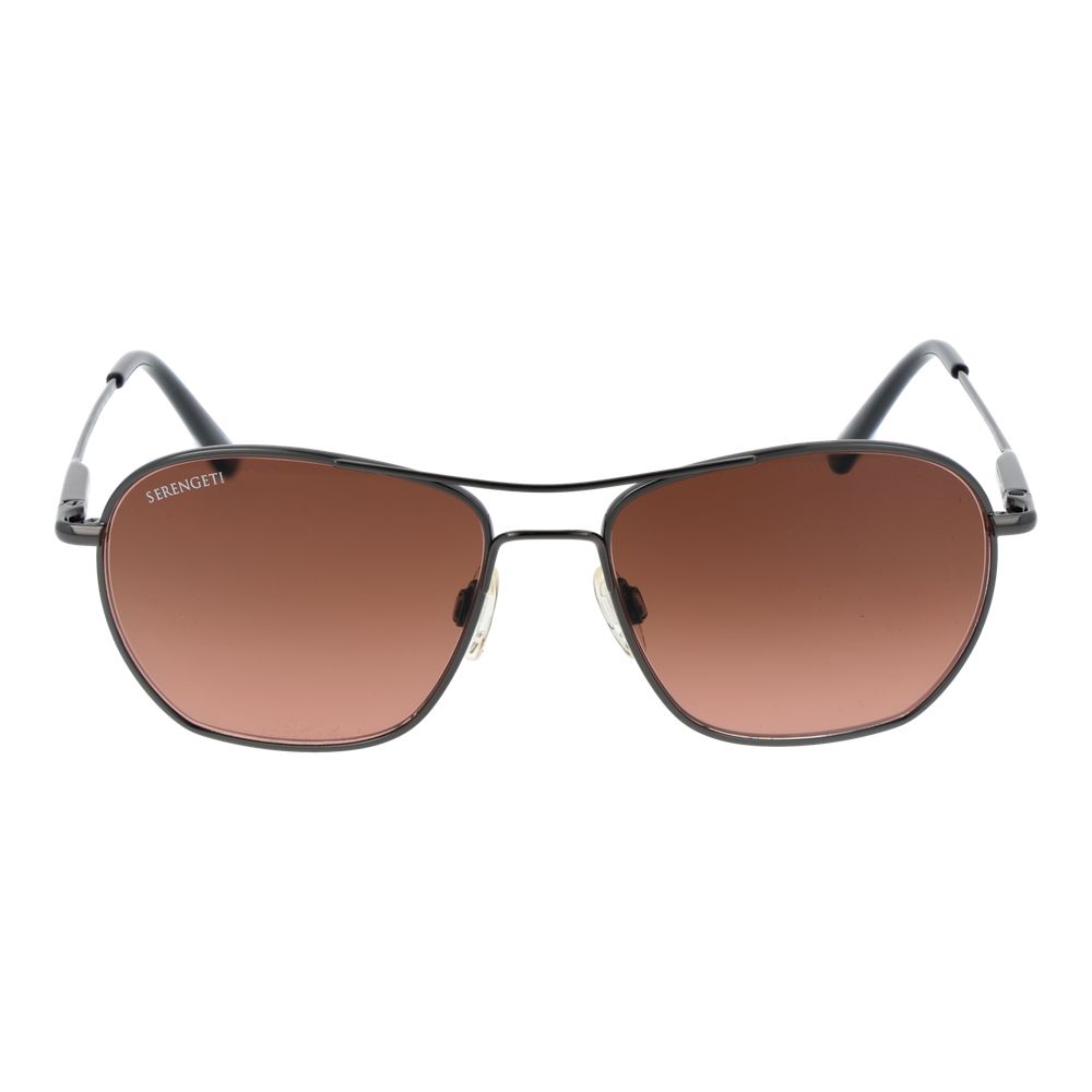 Serengeti Gray Metal  Sunglasses