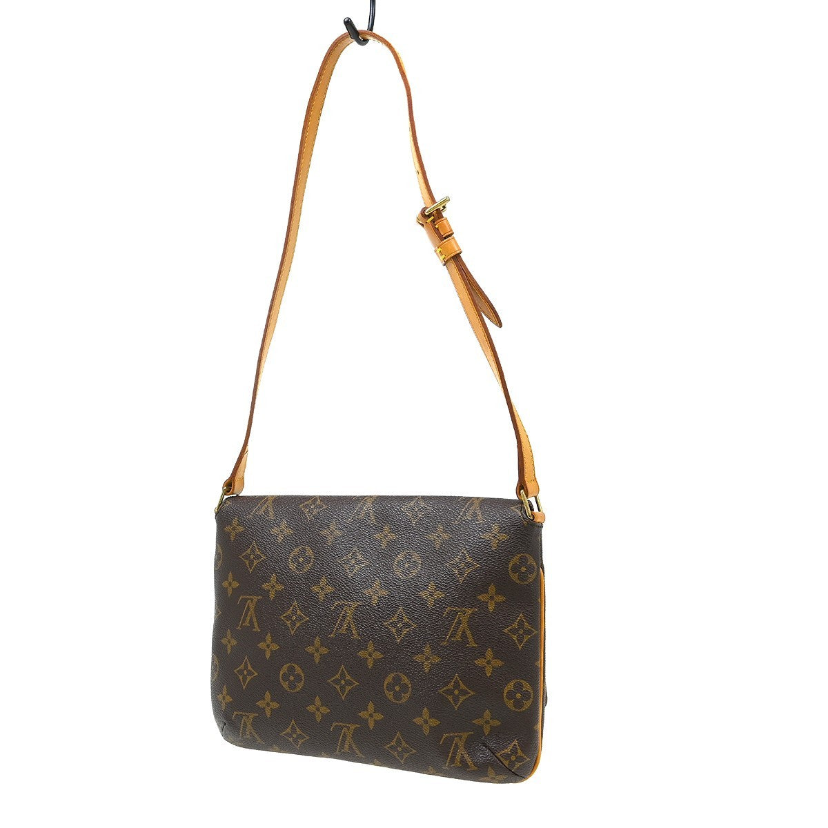 Louis Vuitton Musette Tango Monogram Canvas Brown Canvas Shoulder Bag Bag (Pre-Owned)