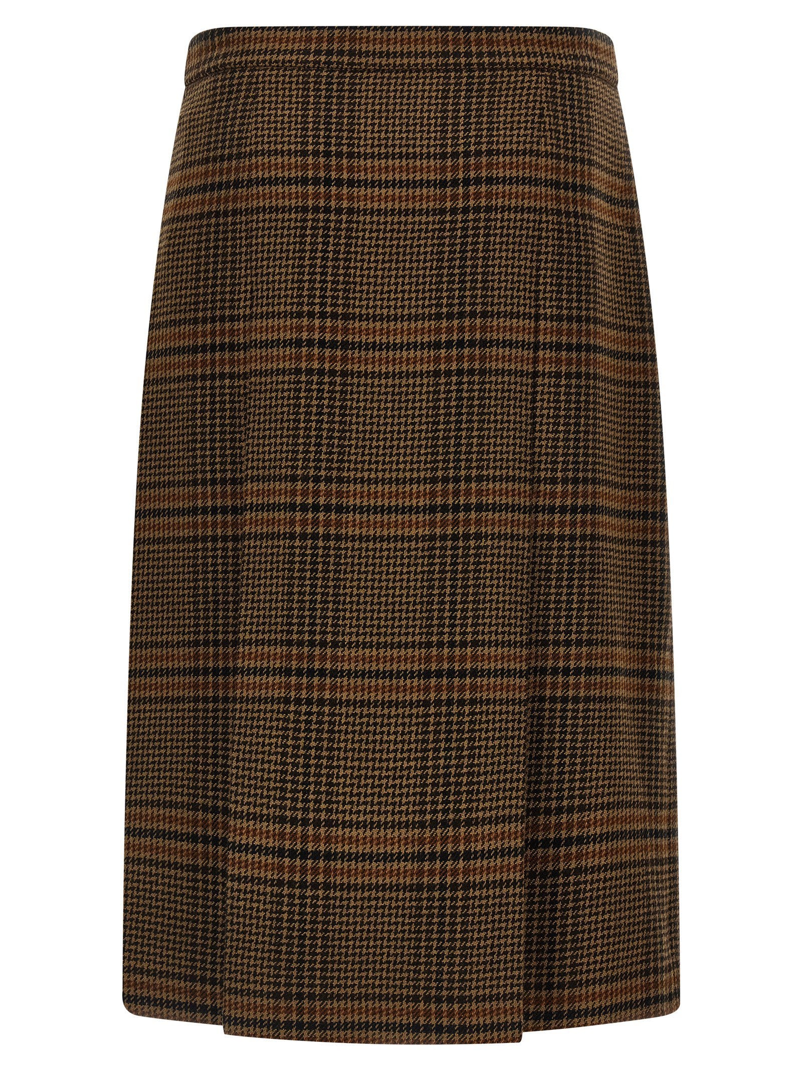 Saint Laurent Women's Prince Of Wales Skirt