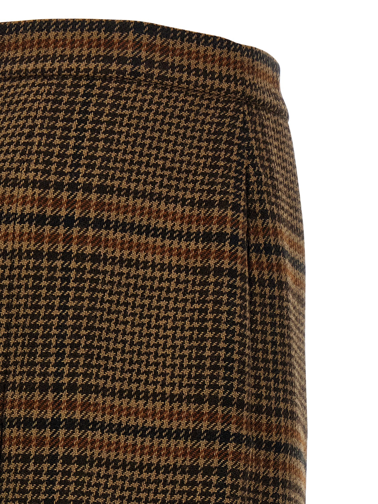 Saint Laurent Women's Prince Of Wales Skirt