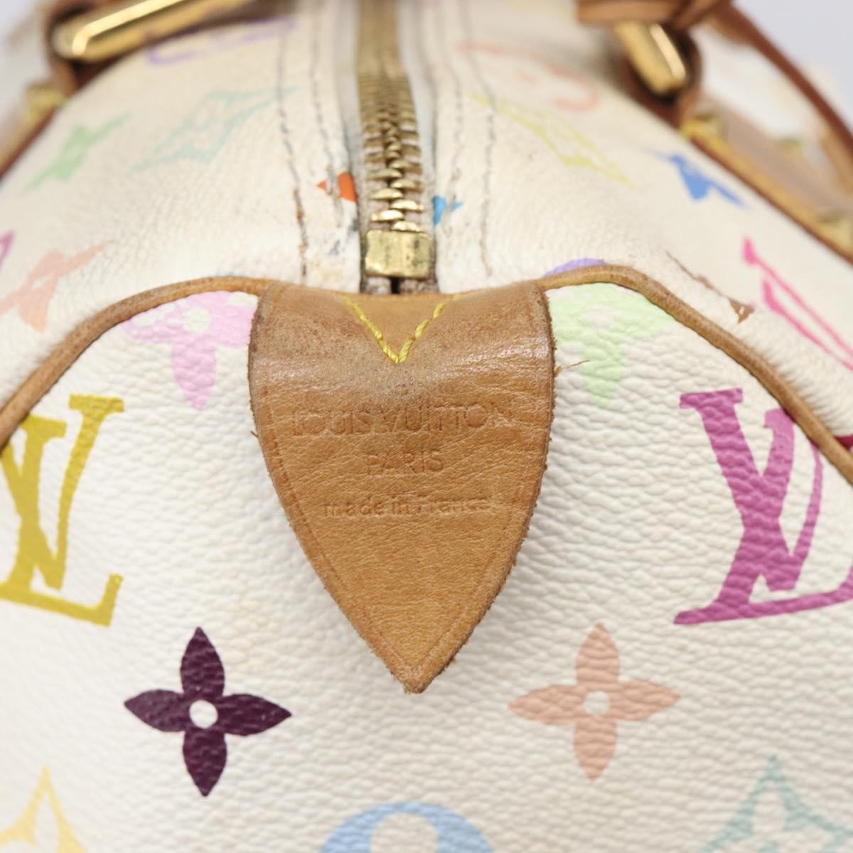 Louis Vuitton X Takashi Murakami Speedy Soft Bandouliere Monogram Multicolor Multicolour Canvas Handbag (Pre-Owned)