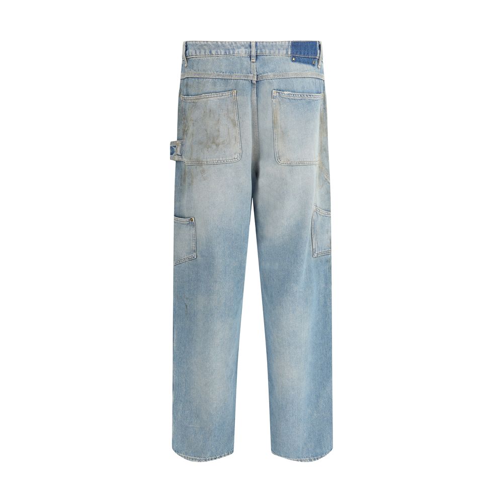 Golden Goose Blue Cotton Jeans Men's Denim