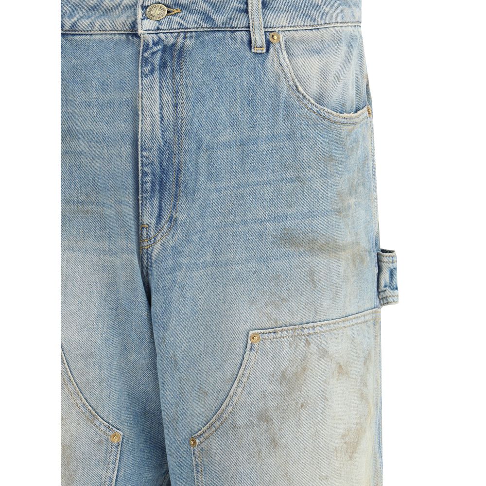 Golden Goose Blue Cotton Jeans Men's Denim