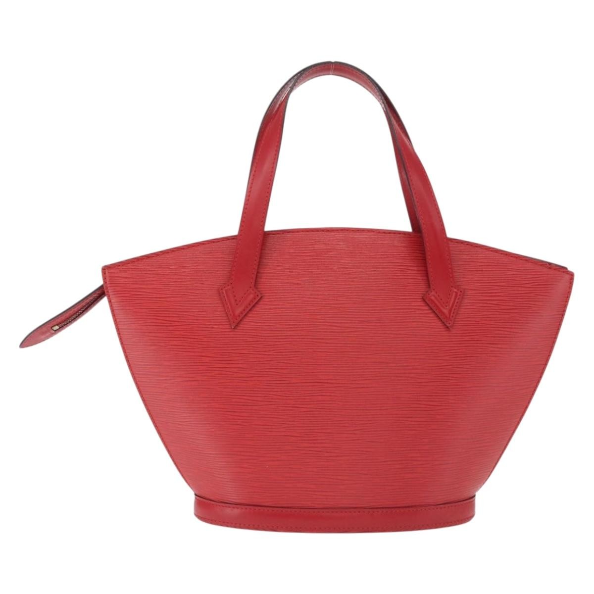 Louis Vuitton Saint Jacques Epi Leather Red Leather Handbag (Pre-Owned)