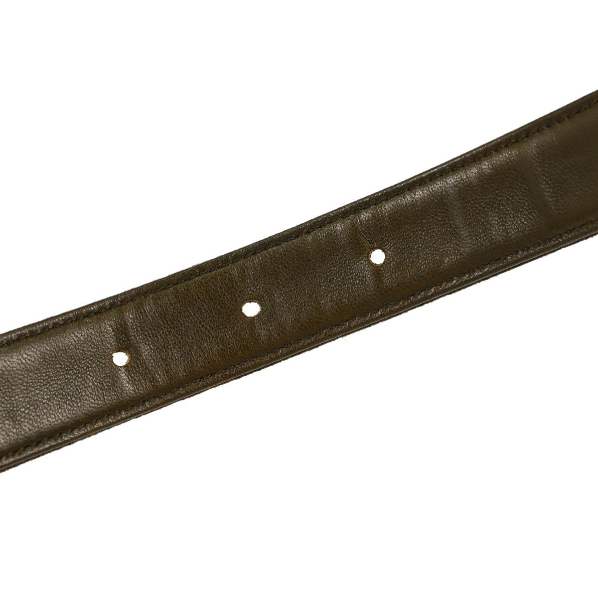 Chanel Cc Turnlock Belt Suede Brown Suede Belts Accessory (Pre-Owned)