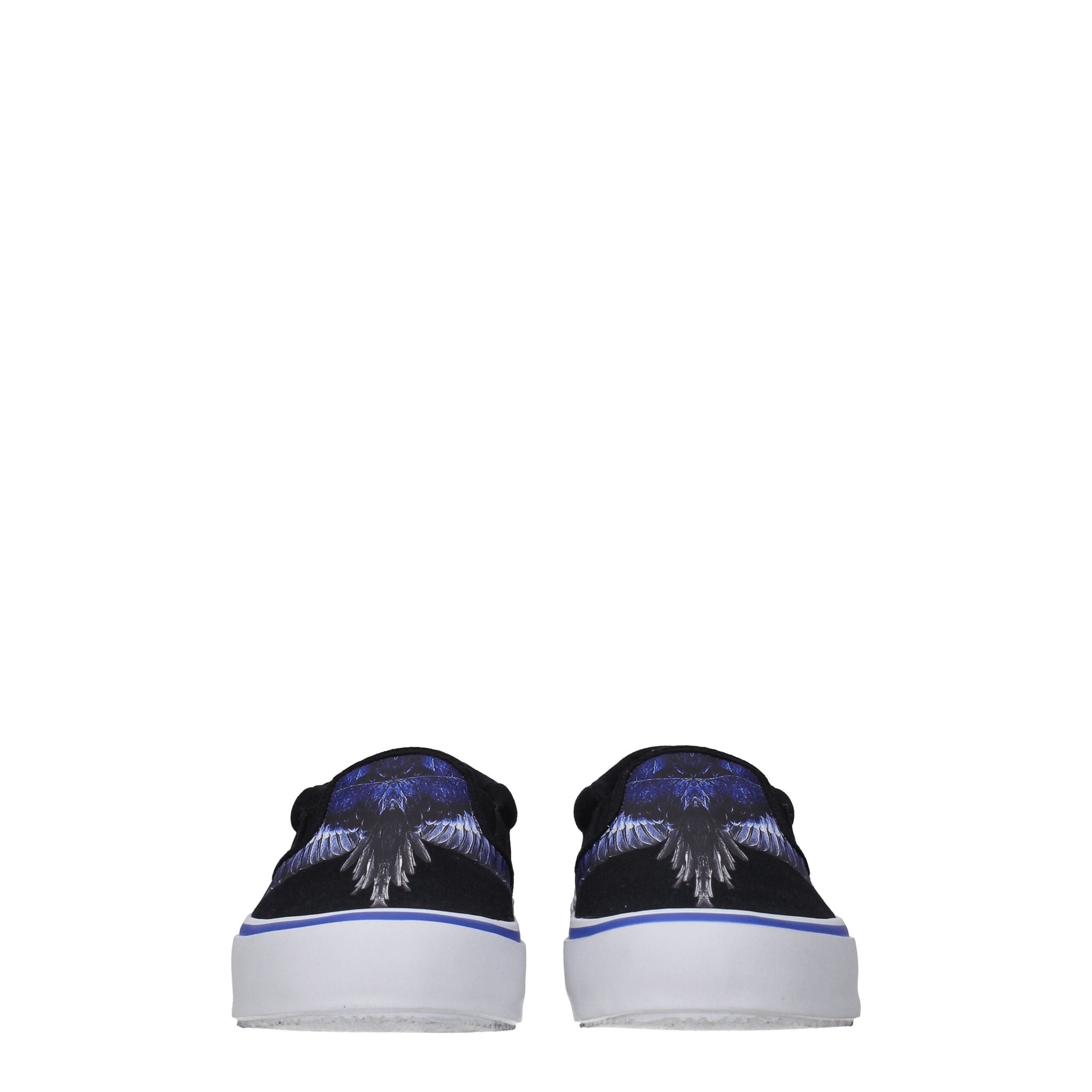 Marcelo Burlon Black Fabric Slip-On Men's Loafers