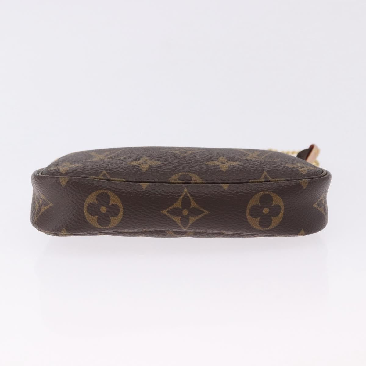 Louis Vuitton Mini Pochette Accessoires Canvas Brown Canvas Clutche & Pouche Bag (Pre-Owned)