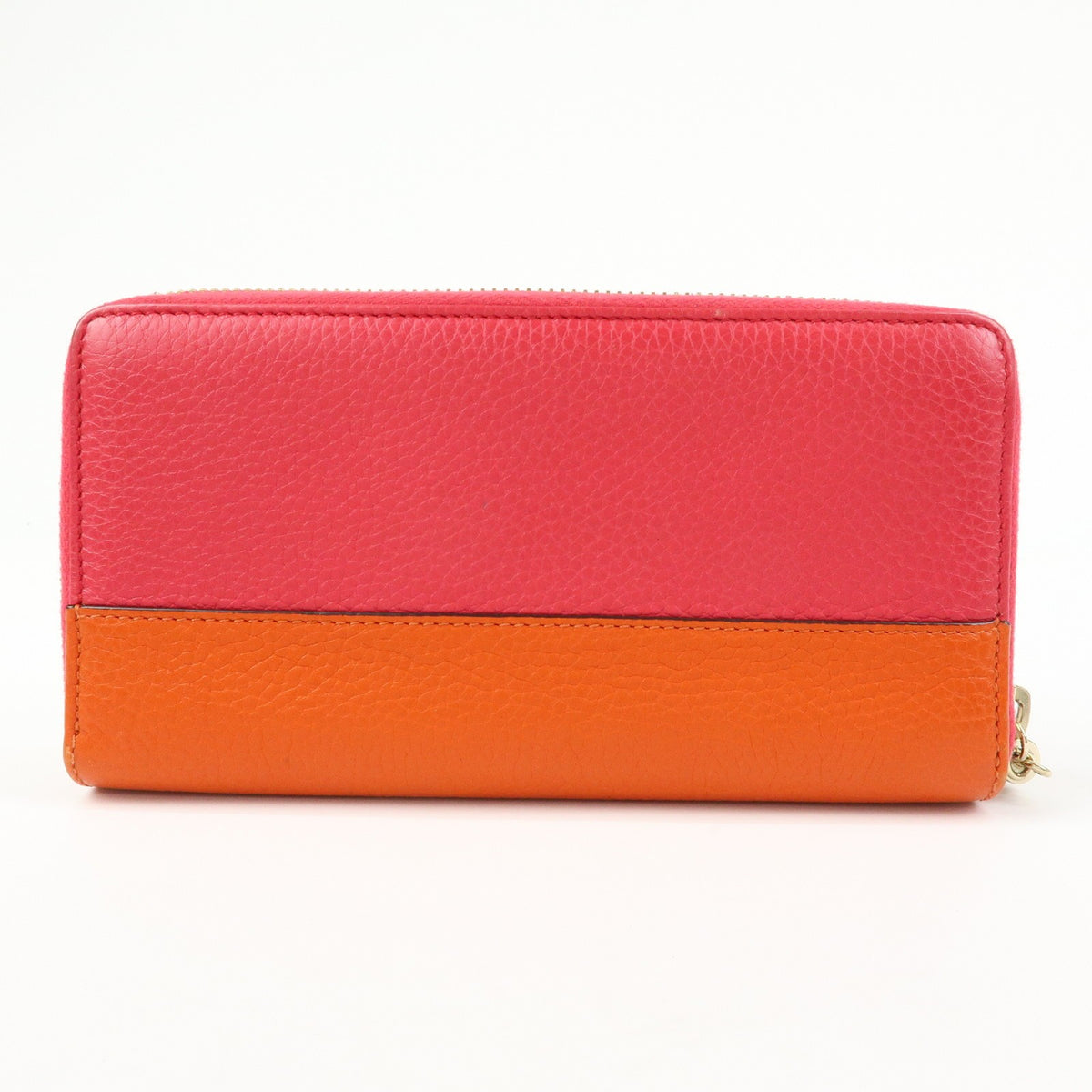 Gucci Bamboo Tassel Zip Leather Pink Leather Wallets Accessory (Pre-Owned)