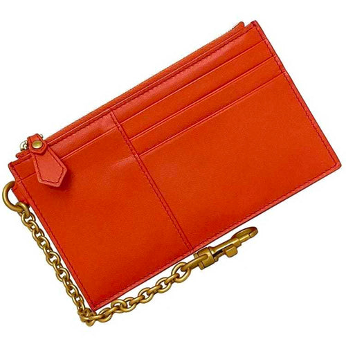 Bottega Veneta Orange Leather Wallet  (Pre-Owned)